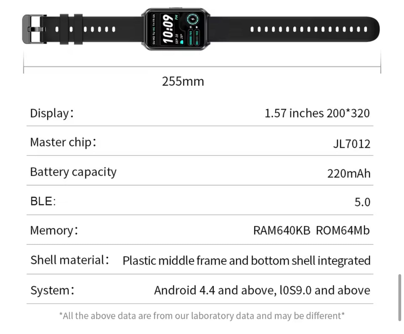 Smartwatch GL19 - Lady AEMAI