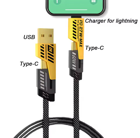 Cabo 4em1 Premium - Super Fast Charging 65W/PD27W