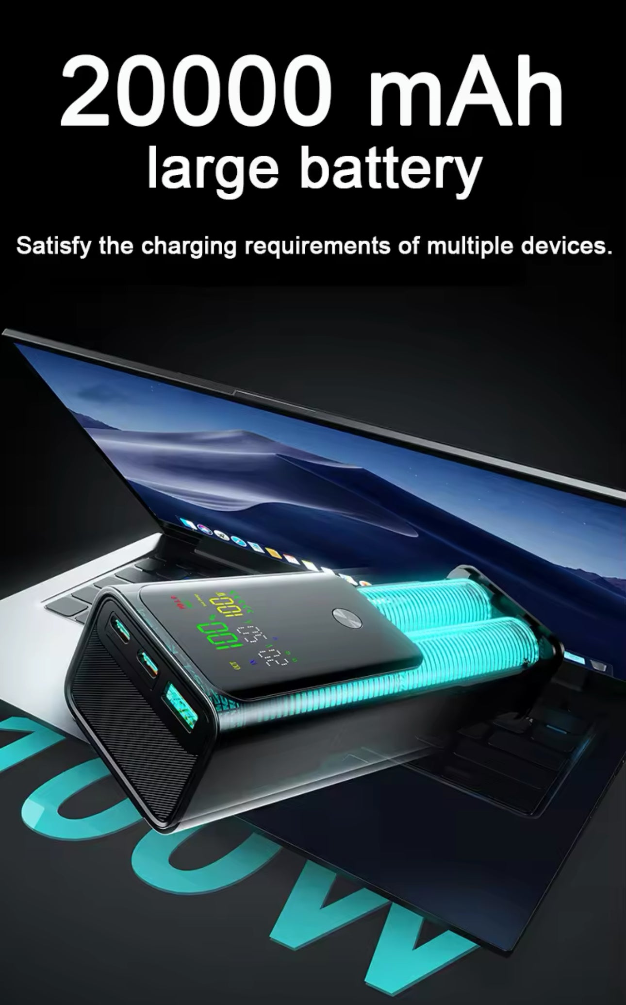 PowerBank 20000 - 100W Super Fast Charger