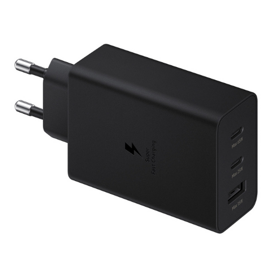 Carregador Triplo - 65W PD (2xUSB-C / 1USB-A)