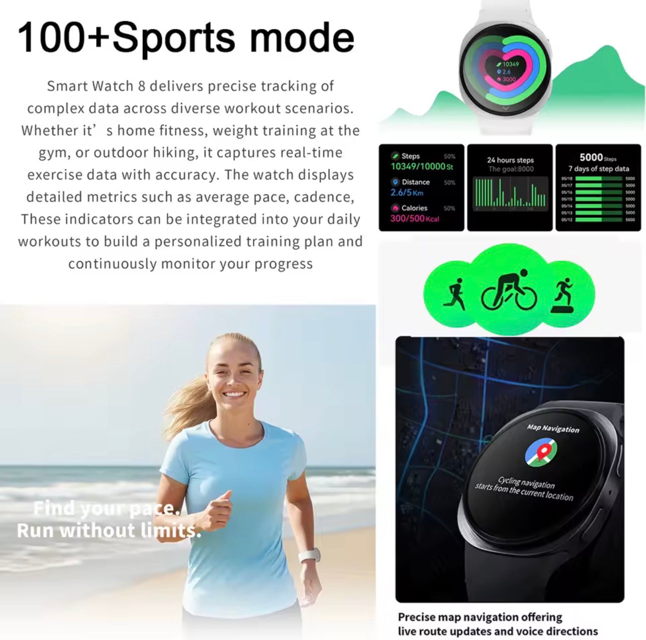Smartwatch GL8 Mini - 40mm