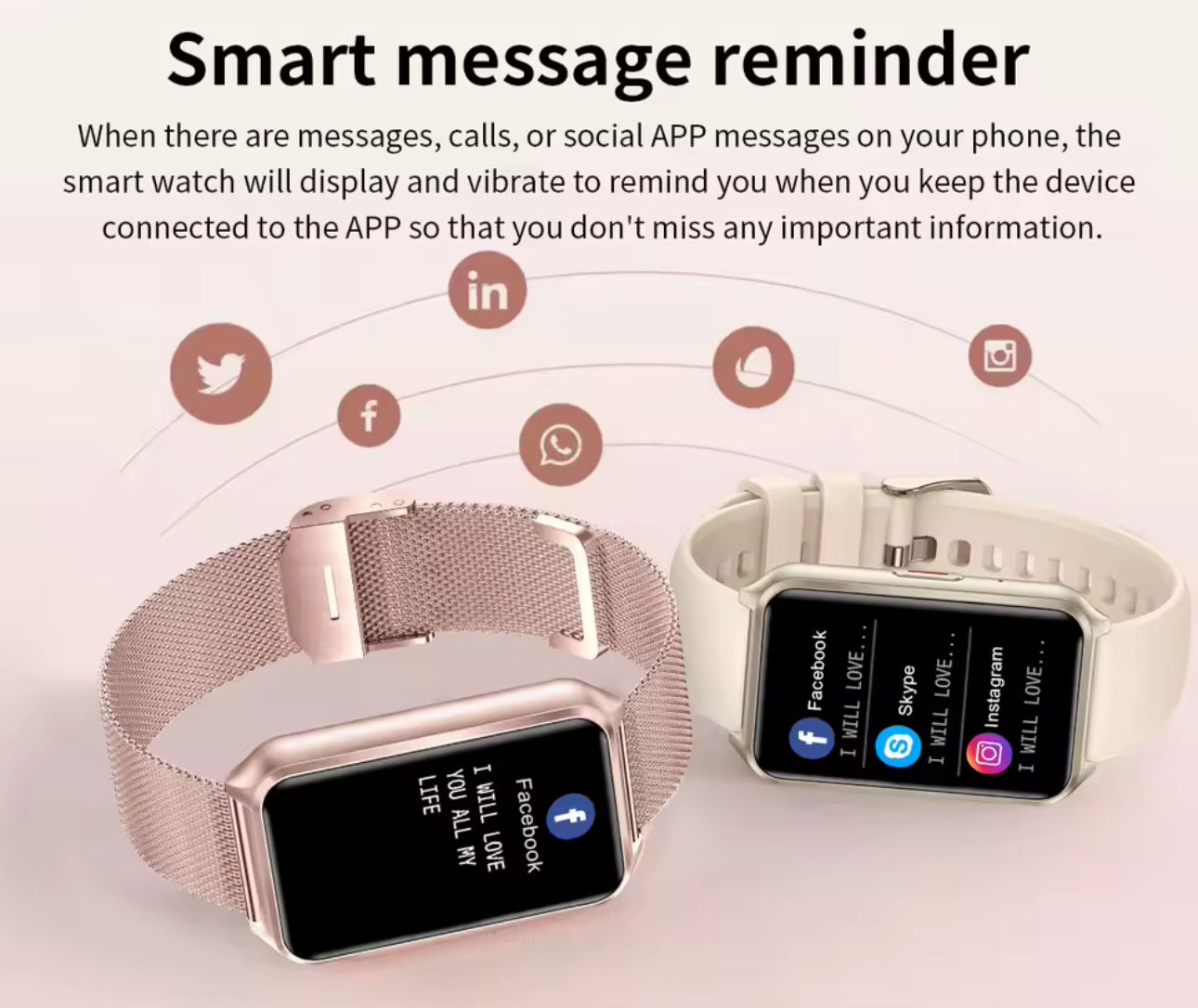 Smartwatch GL19 - Lady AEMAI