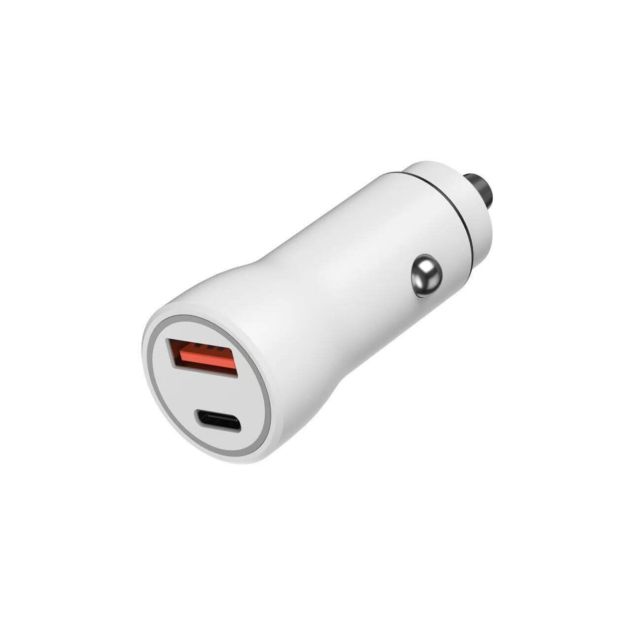 Carregador de Isqueiro 12-24v - 38W Super Fast Charge | USB + Type-C