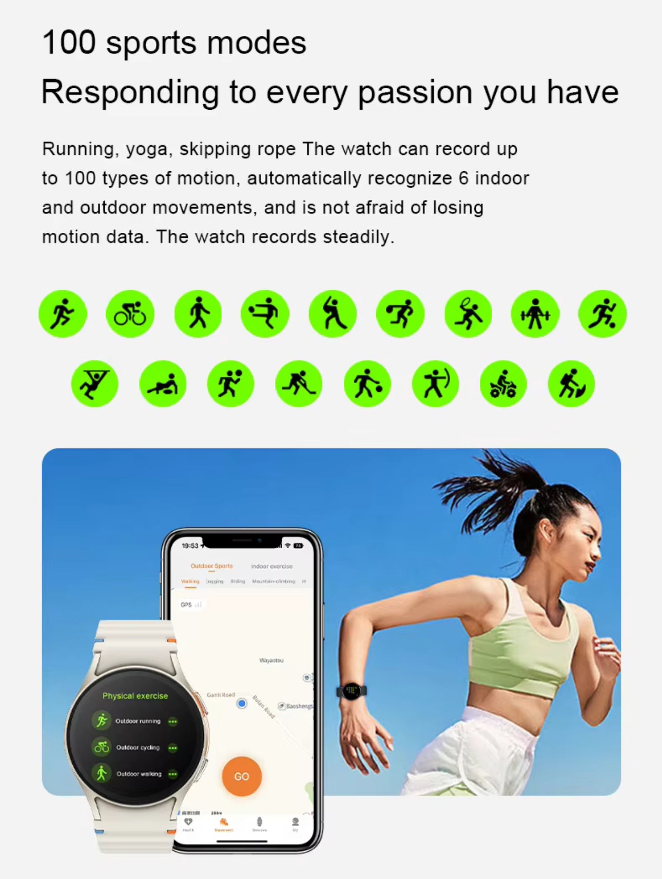 Smartwatch GL7 Lite - 44mm
