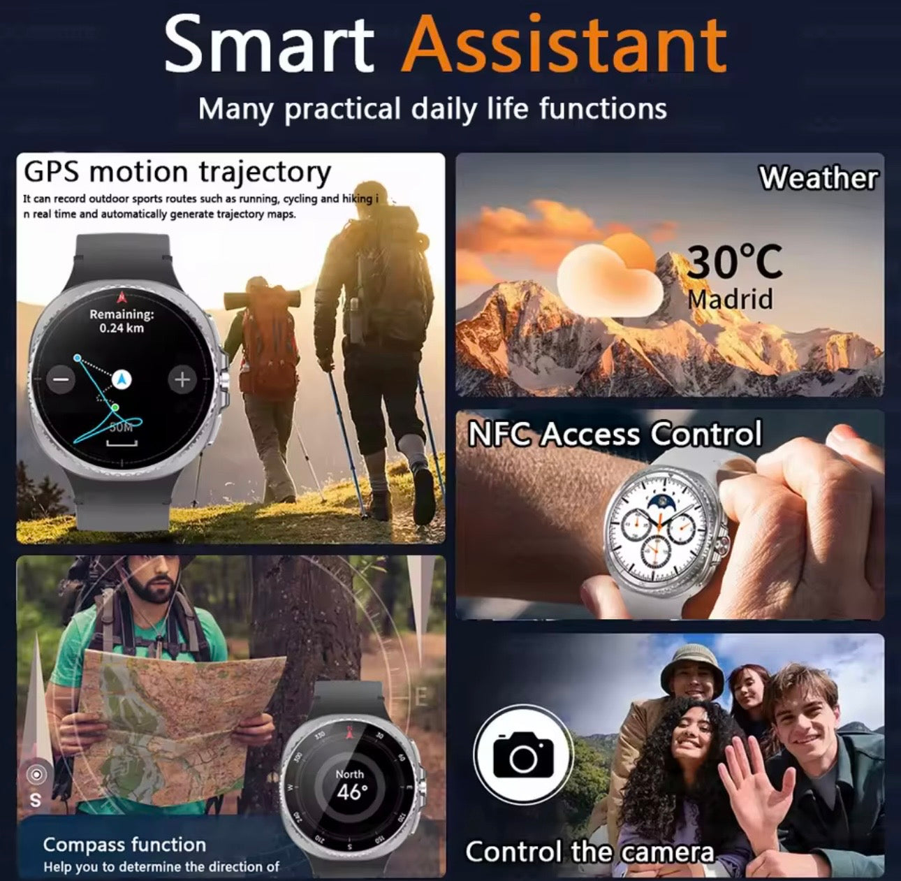 Smartwatch GL8 Classic - 46mm