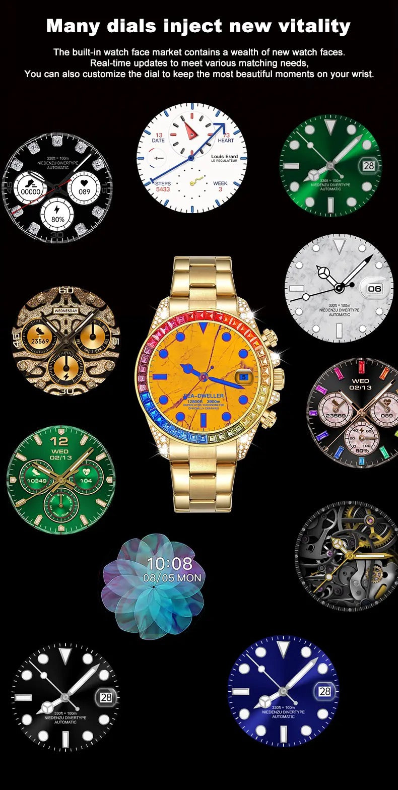 Smartwatch Gl10 Pro Luxury