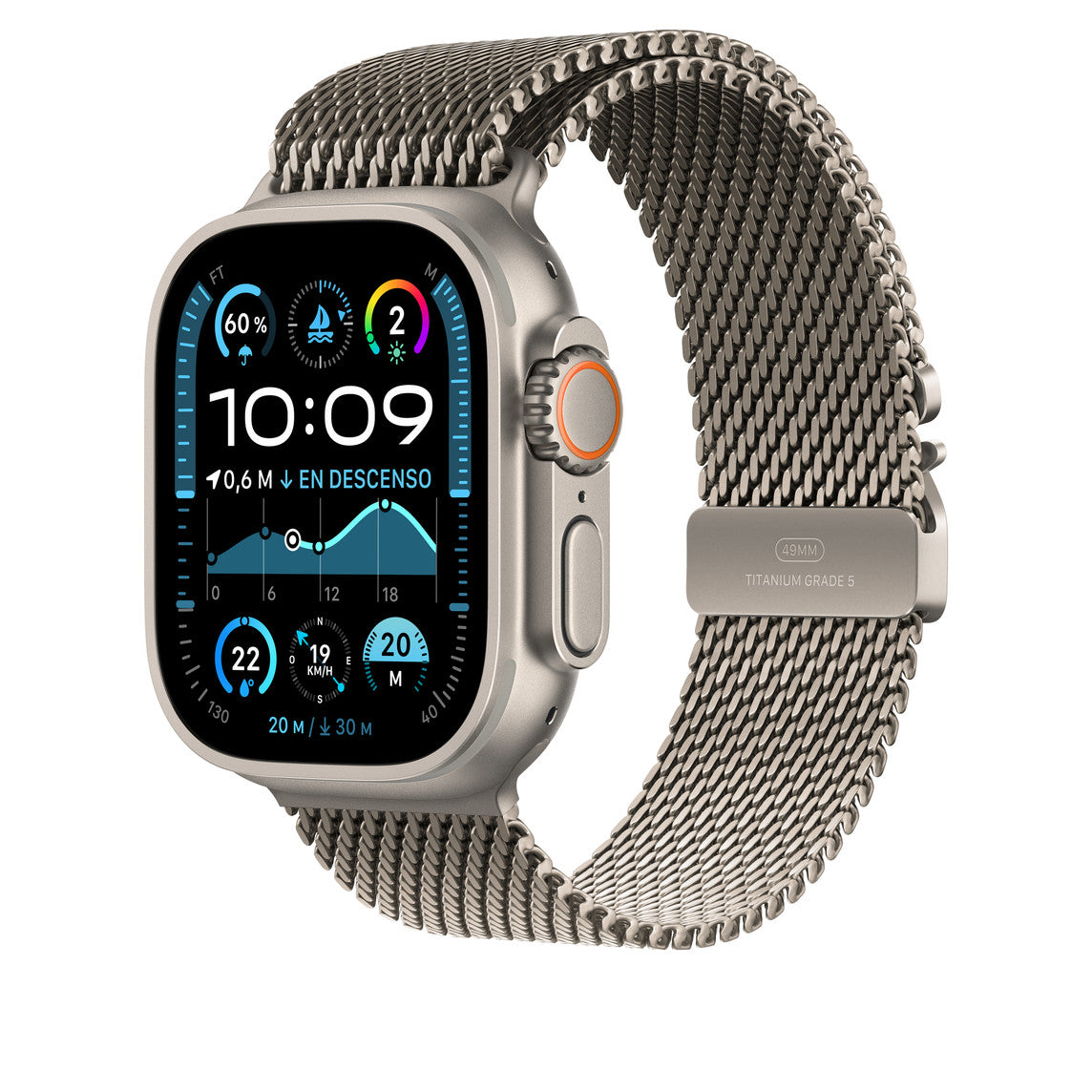 Bracelet Milanese Loop - Liga Titanio - 42/44/45/46/49mm