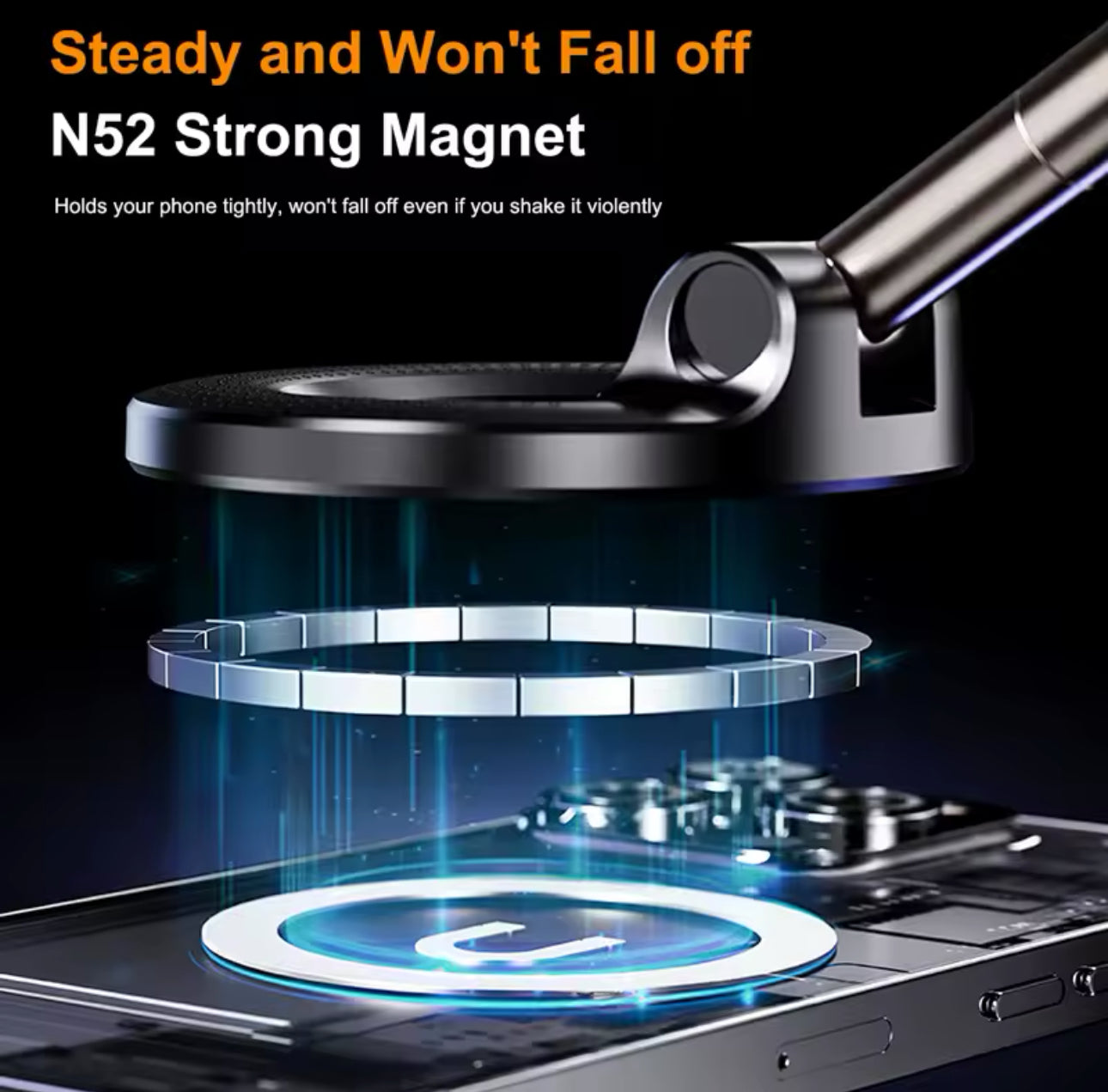 Suporte Telemóvel SP7 Ventosa - Rotação 360º - MagSafe