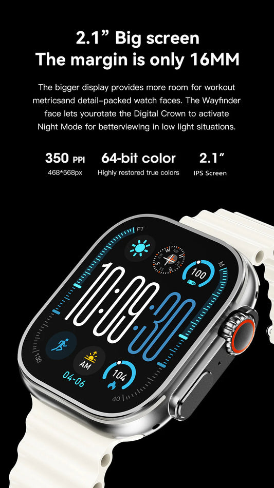 Smartwatch GL4 UltraPro - IP68 (A prova de Água- 3ATM)