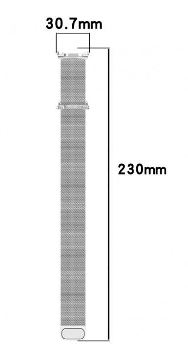 Bracelet Milanese Loop - Aço - Watch 8 Samsung (40/44/46mm)