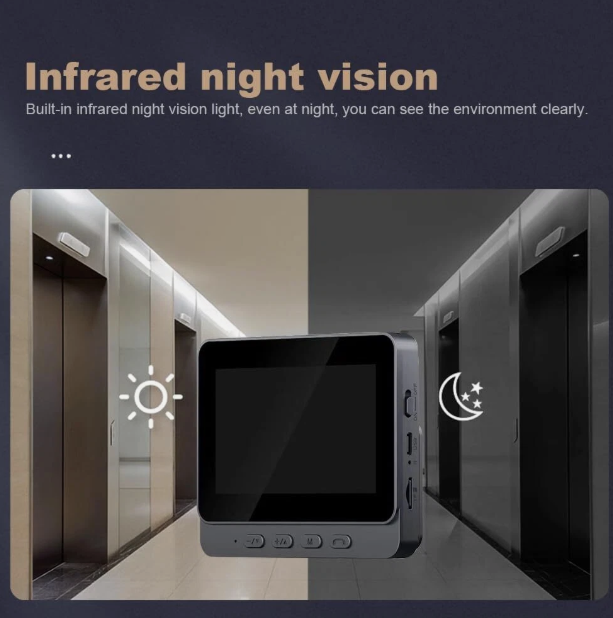 Vídeo Porteiro Smart Home: Segurança Total com Ecrã HD de 4.3"