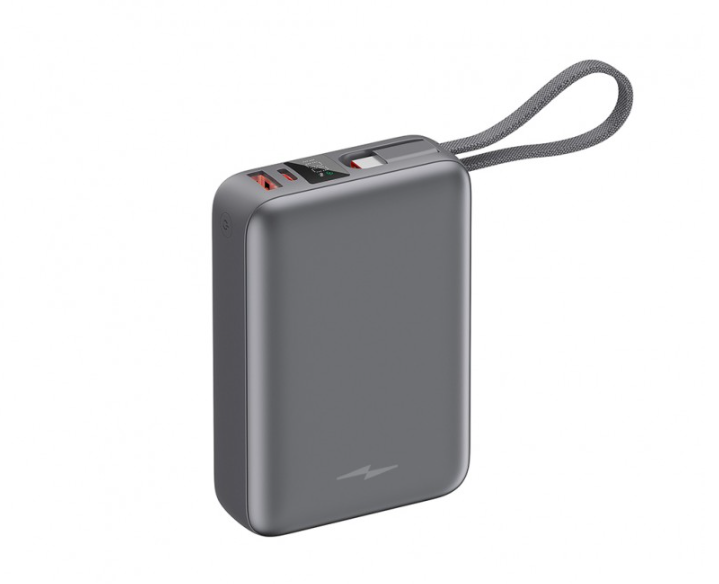 PowerBank MAX - 45W 20000mAh | PD+QC3.0 Ecrã + Cabo USB-C/Lightning
