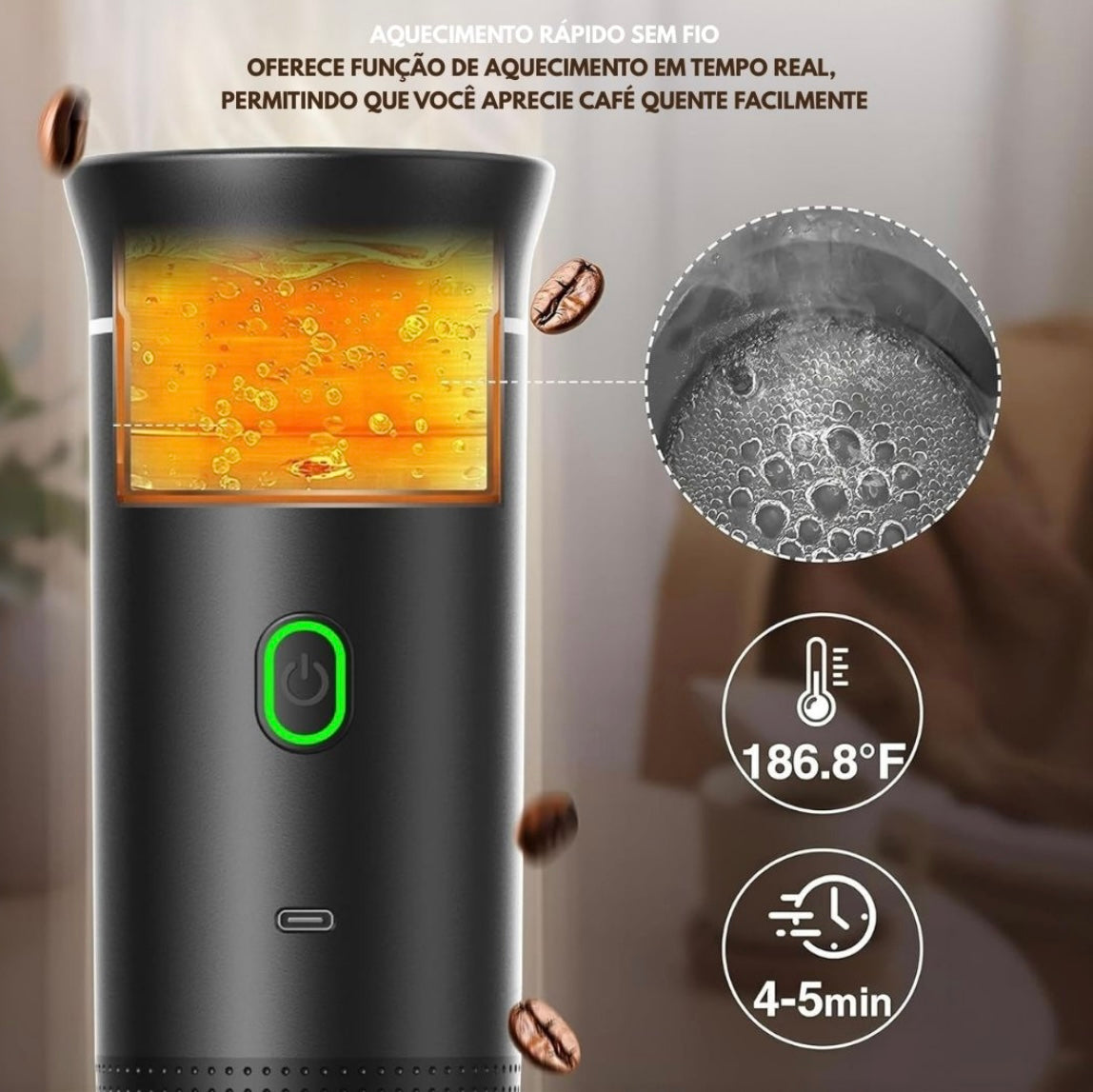 Máquina Café Portátil- 3em1