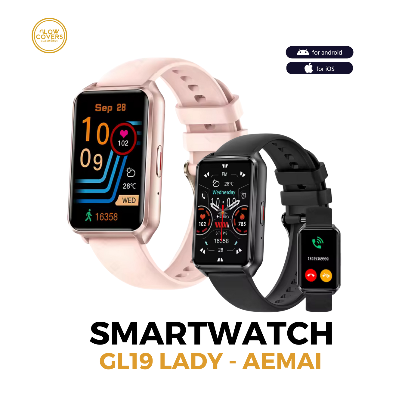 Smartwatch GL19 - Lady AEMAI