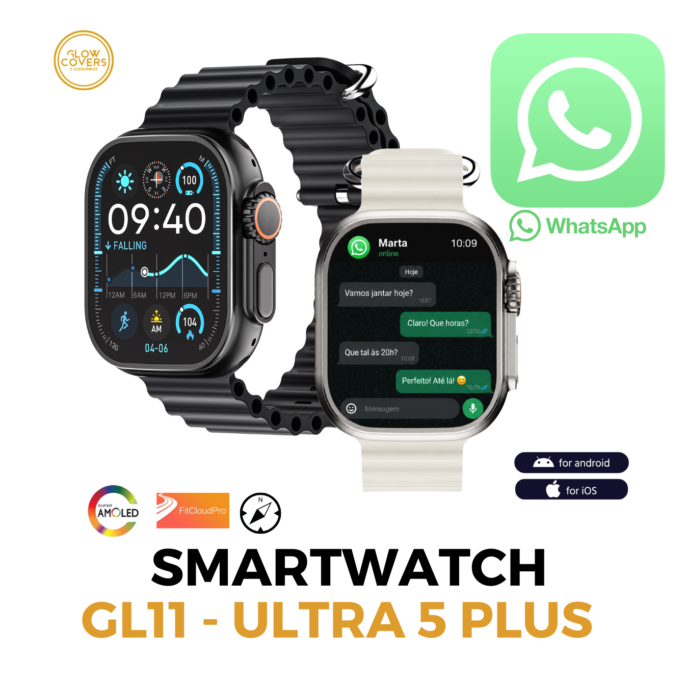 Smartwatch GL11 - ULTRA 5 Plus