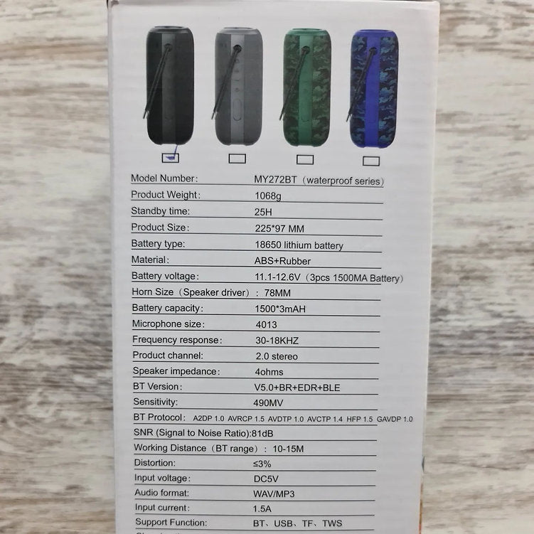 Coluna Bluetooth - MY272BT