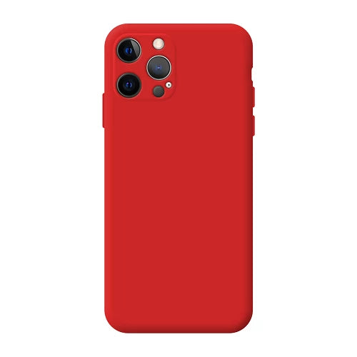 Capa Silicone Premium - Vermelho