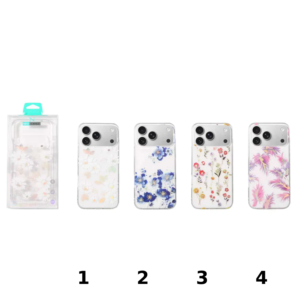 Capa Clean com estampa floral | Xiaomi