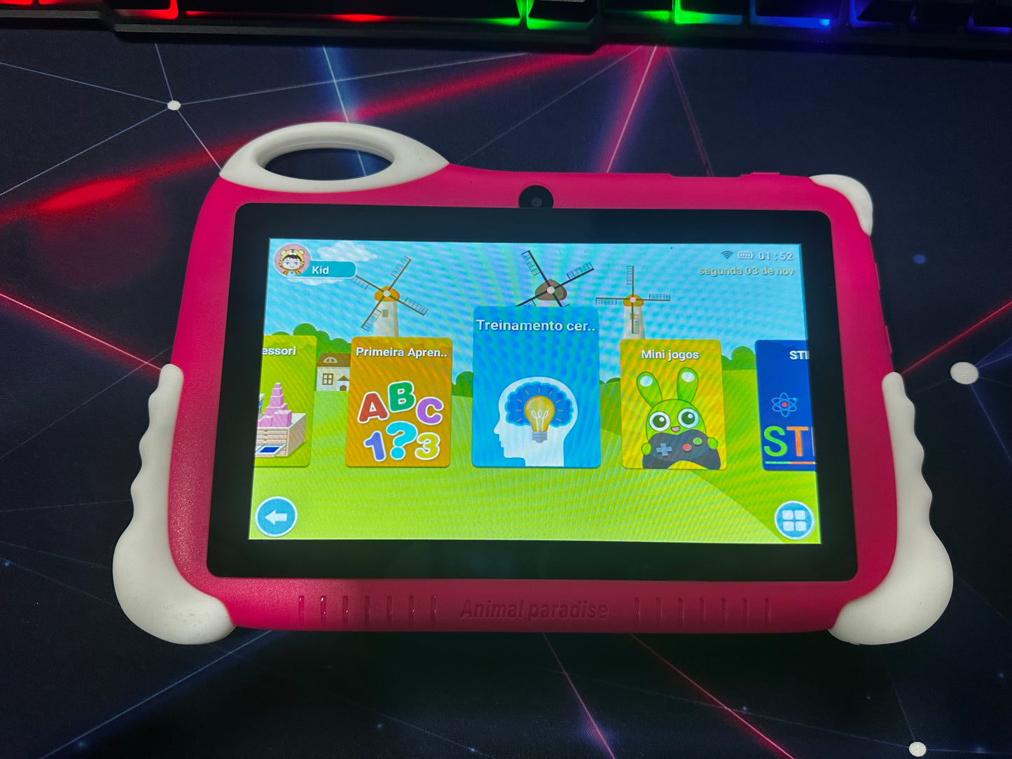 Tablet Criança 7” - GL700 Pro - Unicórnio | 8GB + 256GB