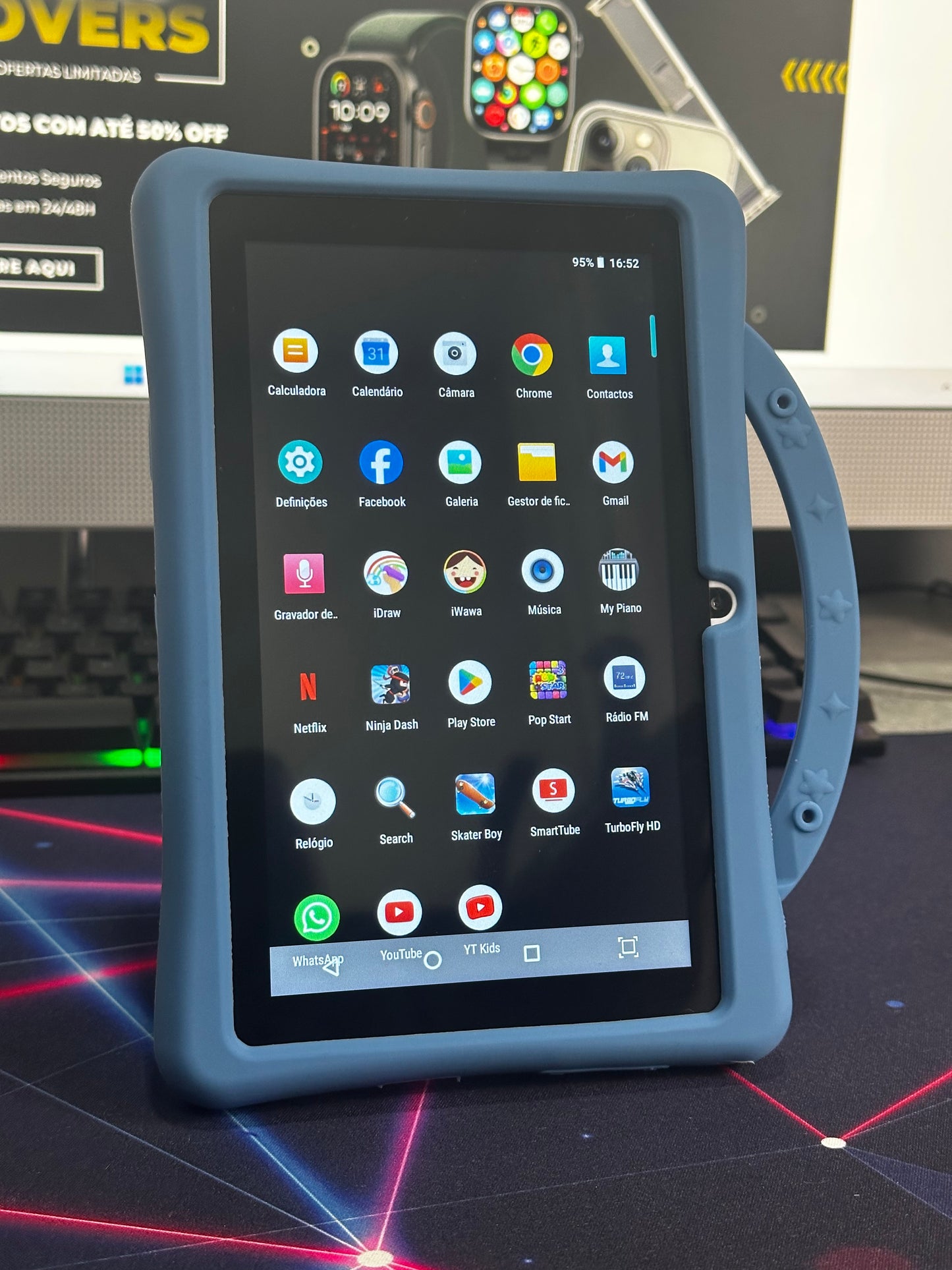 Tablet Criança 7" GL901 - Stitch | 4GB + 128GB