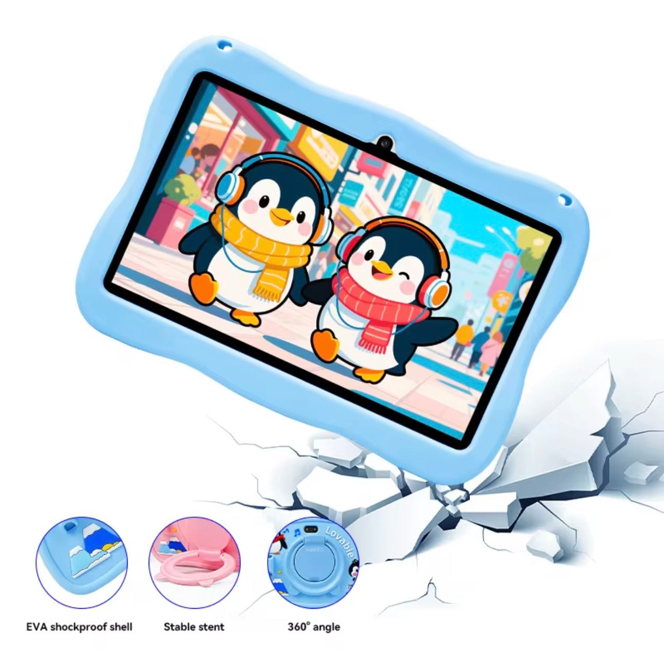 Tablet Criança Pinguim - GL712 | 6GB + 128GB