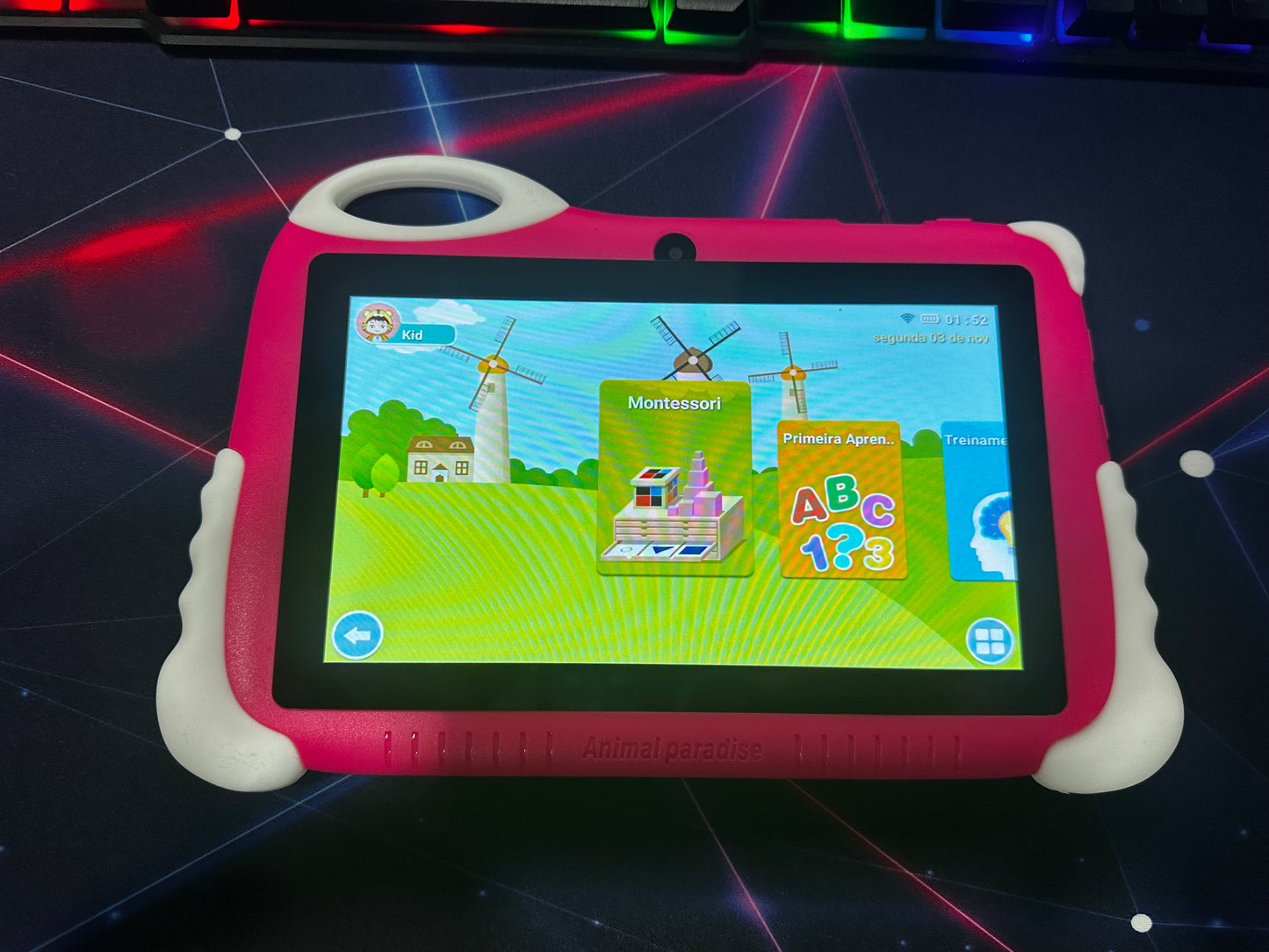 Tablet Criança 7” - GL700 Pro - Unicórnio | 8GB + 256GB