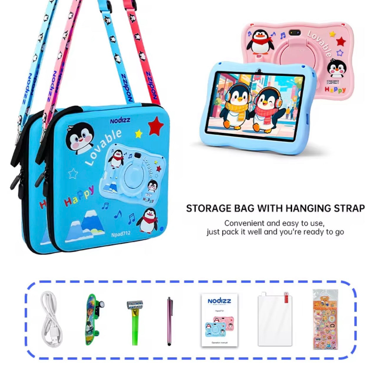 Tablet Criança Pinguim - GL712 | 6GB + 128GB