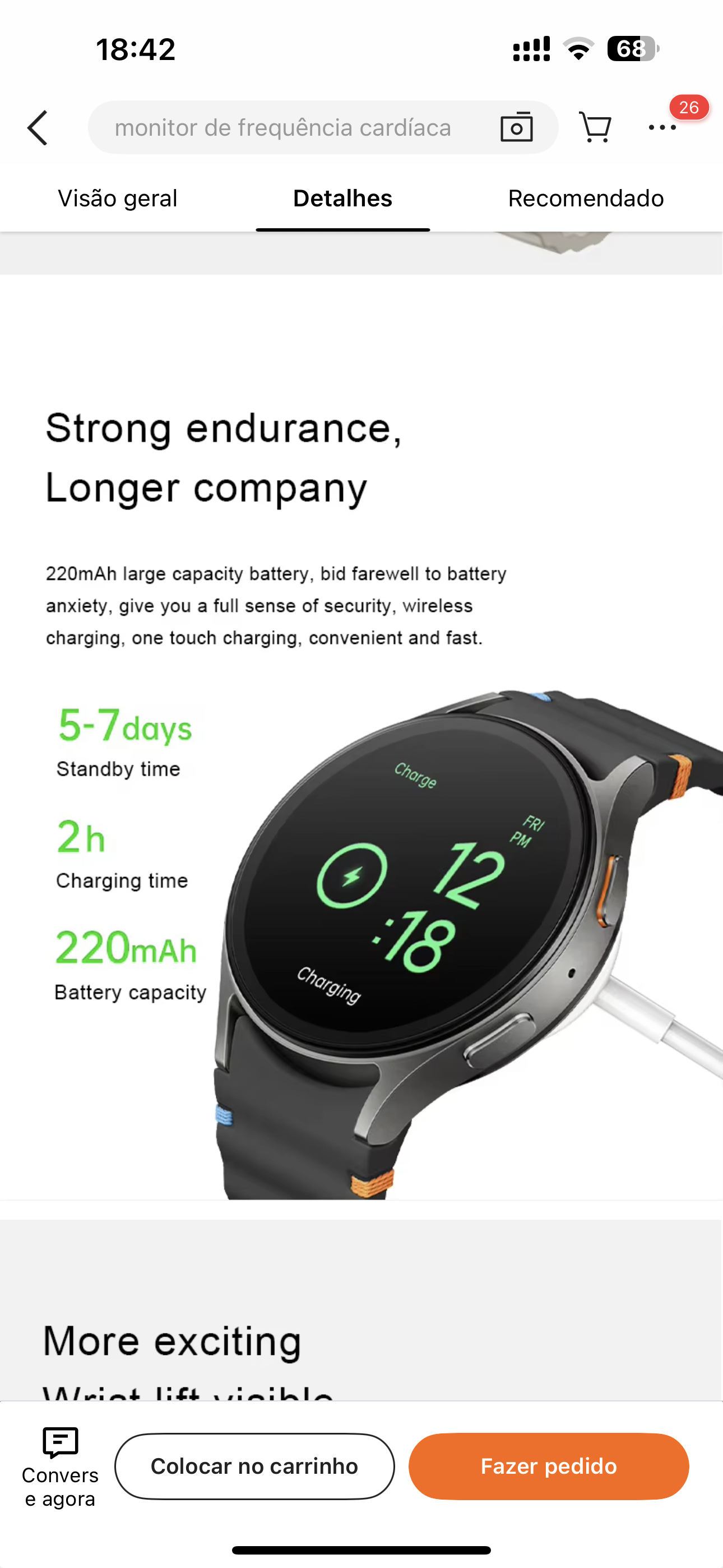 Smartwatch GL7 Lite - 44mm