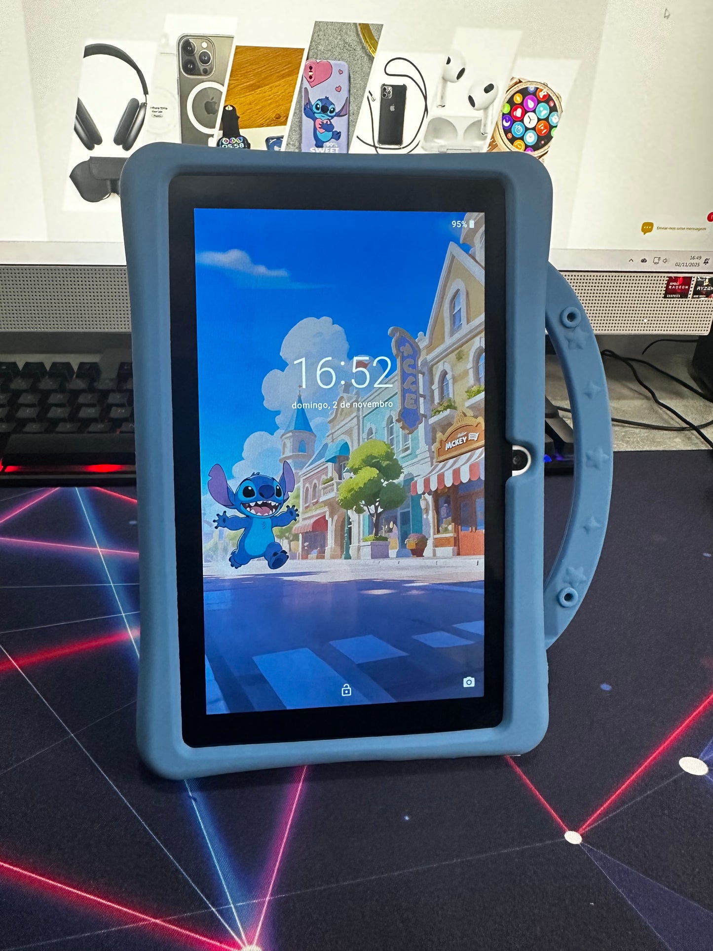 Tablet Criança 7" GL901 - Stitch | 4GB + 128GB