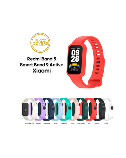 Bracelet Silicone Suave - Xiaomi Redmi Band 3 / Smart Band 9 Active