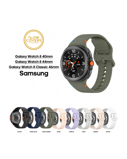 Bracelet Silicone Watch 8 Samsung (40/44/46mm)