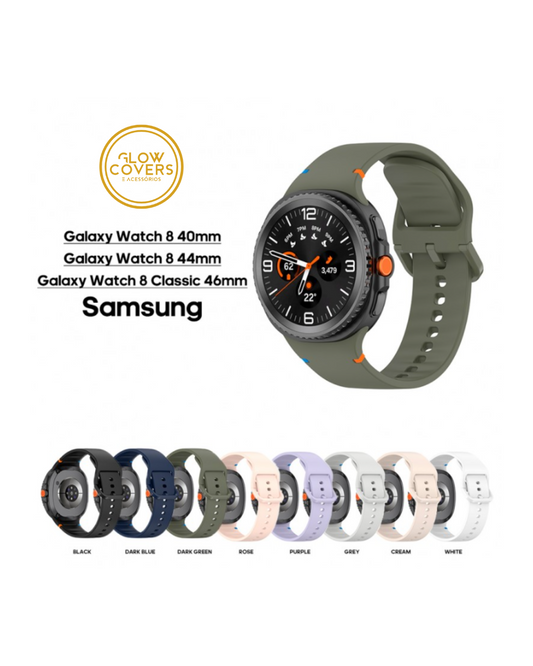 Bracelet Silicone Watch 8 Samsung (40/44/46mm)
