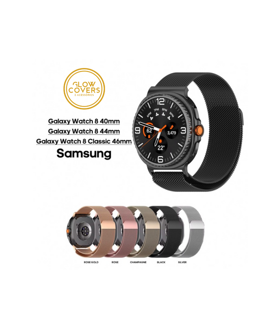Bracelet Milanese Loop - Aço - Watch 8 Samsung (40/44/46mm)