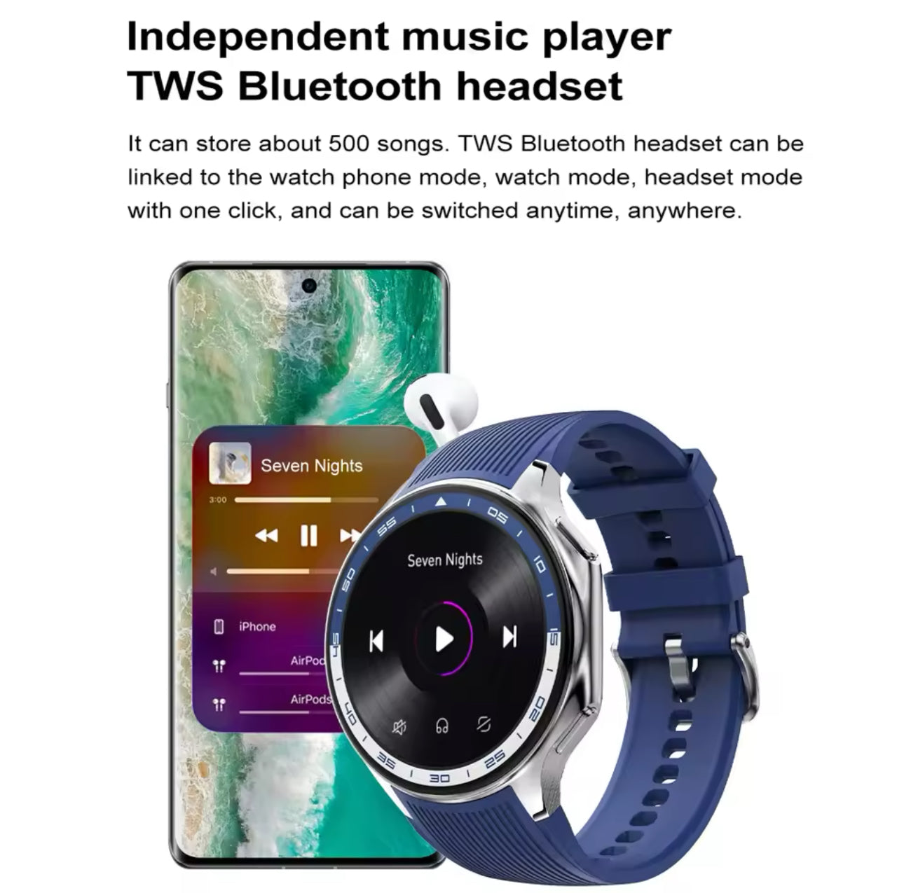 Smartwatch GL-X Pro - AMOLED 4GB