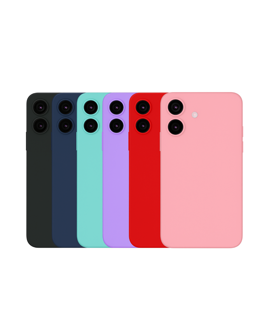 Capa Silicone Suave Premium- Proteção 3D - IP16e