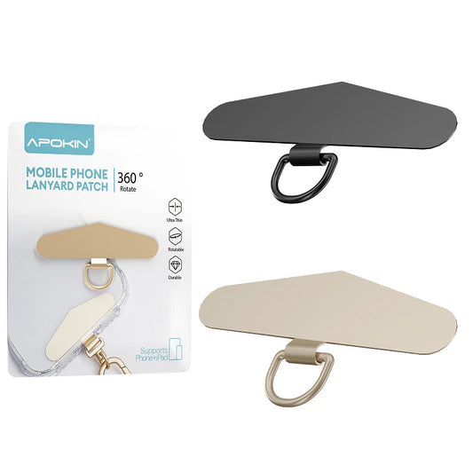 Adaptador Metálico para cordão/Pendente - Aço - Rotação 360º