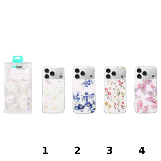 Capa Clean com estampa floral | Xiaomi